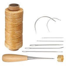 110 Yards 0.8mm 150D Leather Sewing Waxed Thread Cord Kit, Wax
