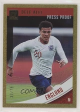 2018-19 Panini Donruss Press Proof Gold /75 Dele Alli #125
