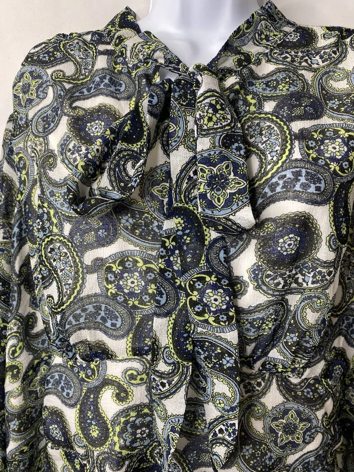 Modcloth Womens Paisley Sheath Dress Size 2X Easter Wedding Guest Cottagecore - Image 3 of 4