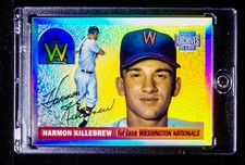 Harmon Killebrew RARE REFRACTOR PRIZM INVESTMENT ROOKIE CARD Senators SSP. rookie card picture