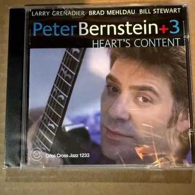 Peter Bernstein +3   Heart's Content CD 2002 Jazz Criss Cross Brad Mehldau