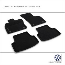 TAPPETINI MOQUETTE GOLF VOLKSWAGEN 4 PEZZI 5G1061445 WGK RICAMBI ORIGINALI