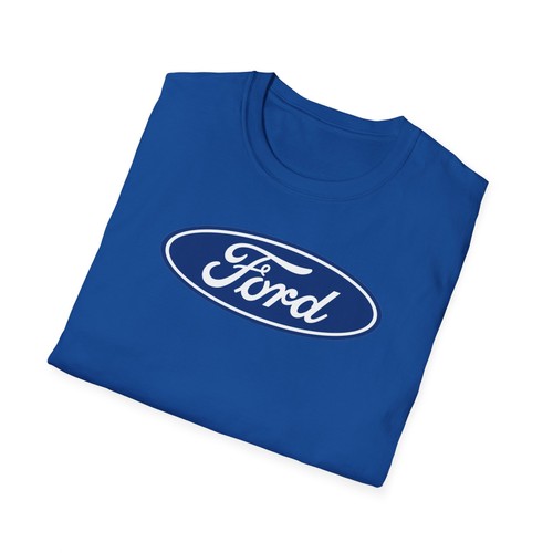 Retro Car Logo Tee, Ford Blue Oval Shirt, Vintage Auto Racing Top, Unisex - Picture 9 of 65