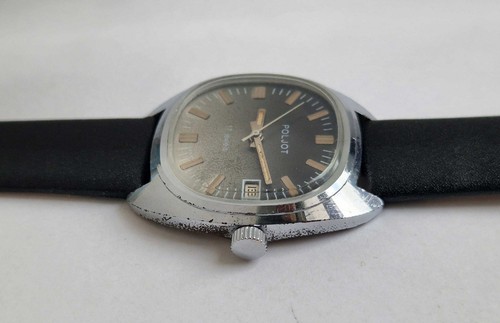POLJOT Vintage Soviet mechanical mens watch. USSR - Picture 4 of 12