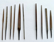 Ten Misc. Needle Files 3 Branded Krupp, 1 Bra...