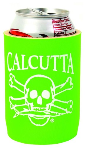 Calcutta CCCLG Can Cooler Lime Green w/Wht Logo