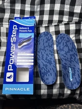 Powerstep Full Length Orthotics Arch Heel Support Insoles - Neutral Arch M-7/7.5