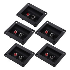  5pcs Speaker Terminal Cups with 2-Way Binding Posts: Subwoofer Terminal Cup
