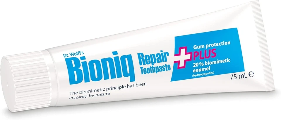 Dr. Wolff's Bioniq Repair Plus Toothpaste 75ml | Sensitive Toothpaste with Adde