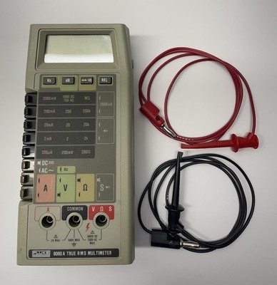 FLUKE 8060A True RMS Digital Multimeter Needs Calibration No Probes