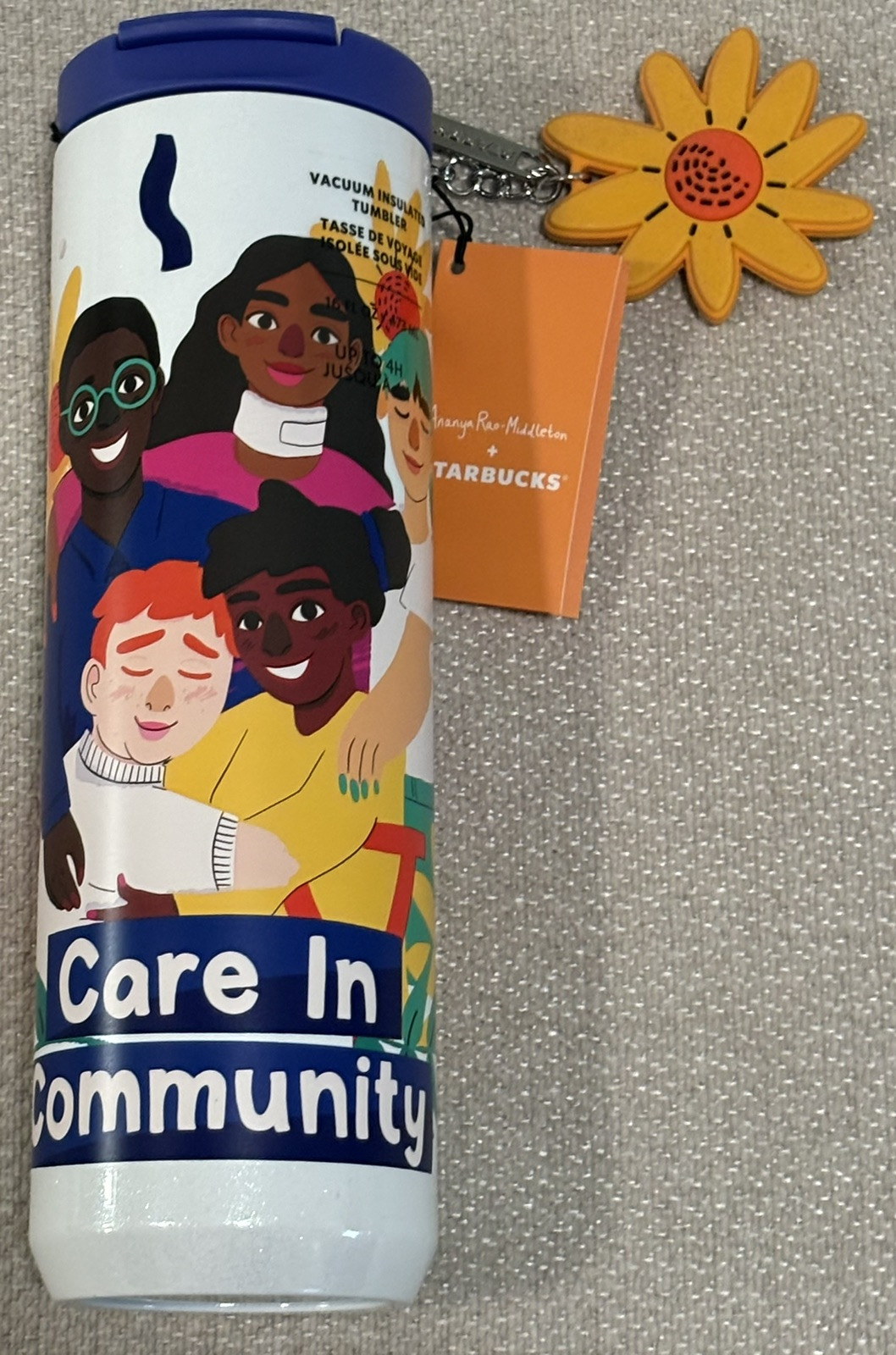 Starbucks 2024 Ananya Rao-Middleton 16oz Stainless Steel Tumbler