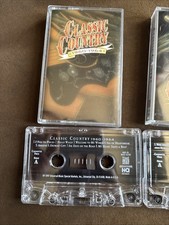 Classic Country Cassettes- Set Of 3