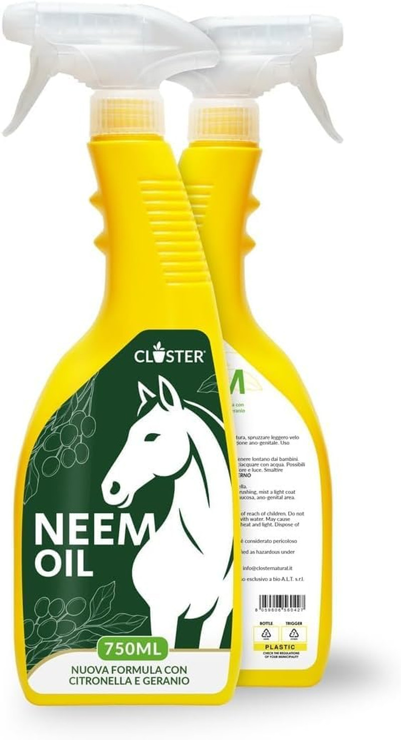 Spray Olio di Neem Cavalli 750ml STOPPEE | Protezione Naturale Tafani