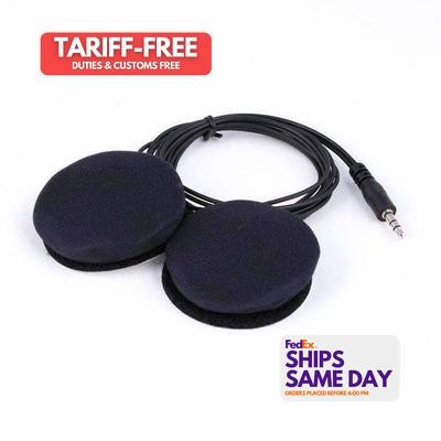 Rugged Radios HKP-SPK-STEREO, One Black Plastic Speaker Kit Stereo W/ 3.5Mm Plug