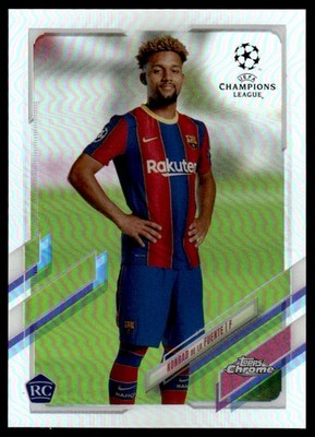 2020-21 Topps UEFA Champions League Refractors Konrad de la Fuente #58 Rookie