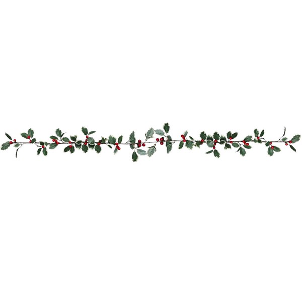 Weihnachten Dekoration Stechpalme Garland Fenster, Kaminsims, Treppe 1.3 Meter-image