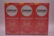 CENTRUM Menopause Support Clear Mind and Mood Tablets -30ct 3Pk Exp.05/26