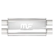 MagnaFlow 12469 3" Dual Inlet/3" Dual Outlet Stainless Steel Muffler 5"x8" Oval