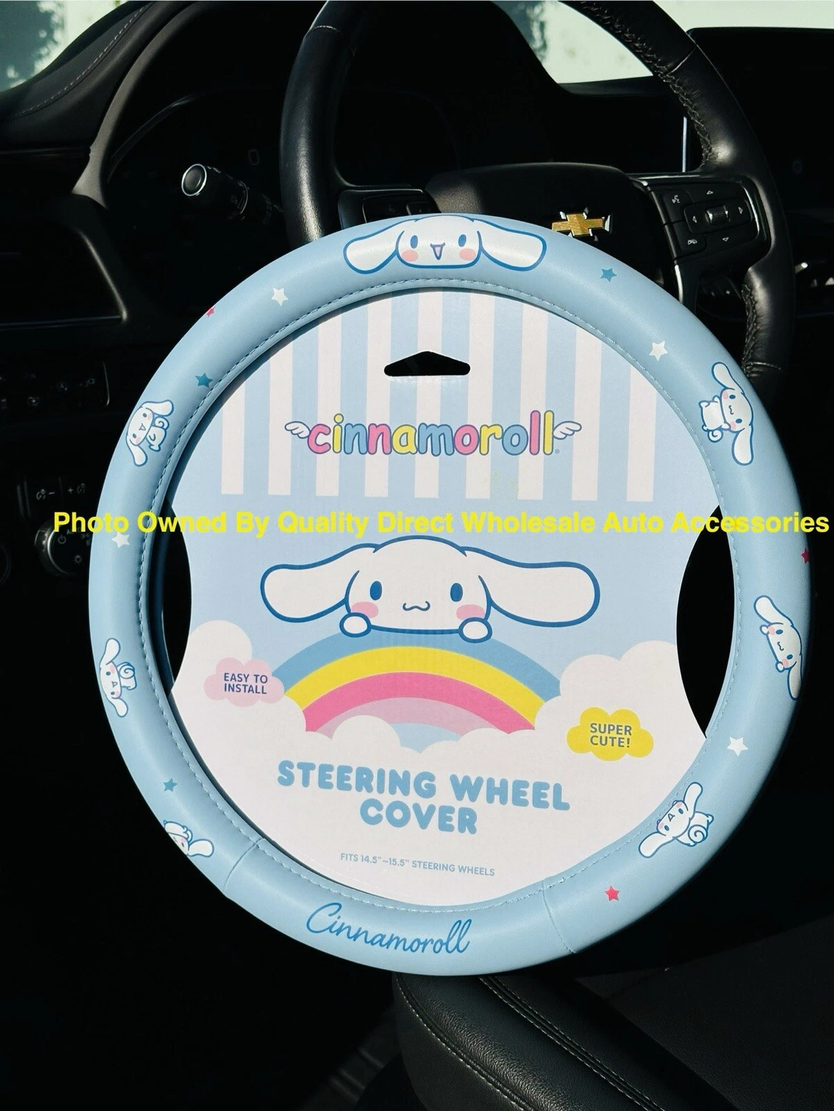 Cinnamoroll Steering Wheel Cover Universal Authentic Sanrio Best gift NEW Cute