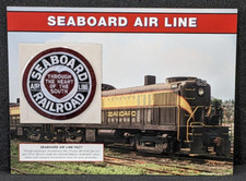 SEABOARD AIR LINE RAILROAD COLLECTIBLE PATCH WITH INFO CARD