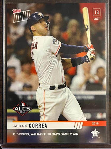 2019 Topps Now 1011 Carlos Correa
