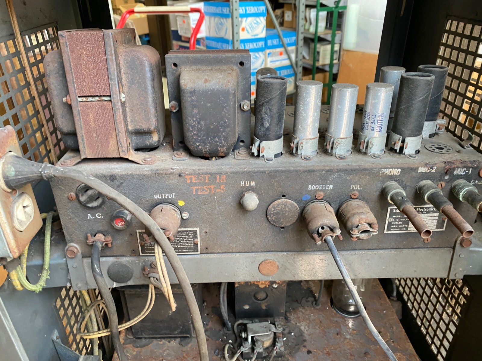 Pair of 3 Chassis 805 Tube Amplifiers Made under Western Electric & ATT ...