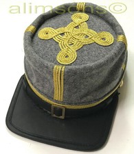 CIVIL WAR CONFEDERATE CSA GENERAL INFANTRY OFFICER KEPI FORAGE CAP-ALL SIZES