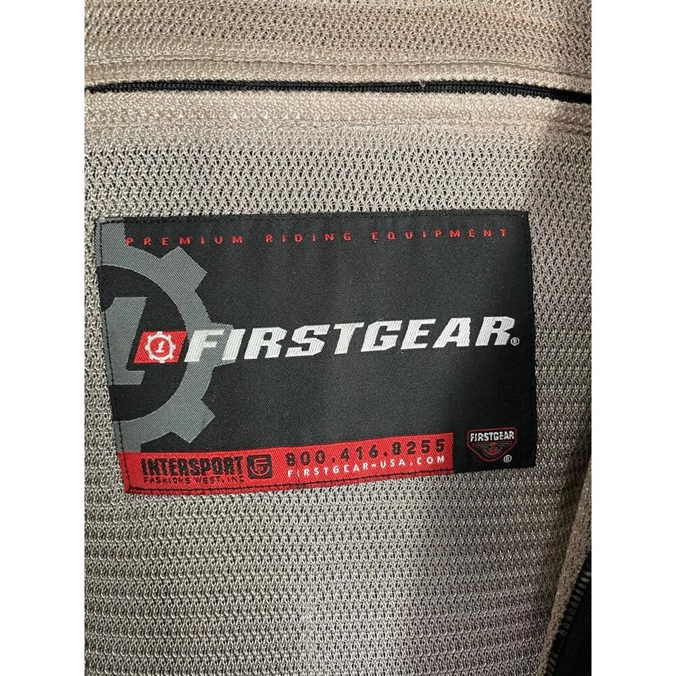 Men’s FirstGear 2XL Black Mesh Motorcycle Jacket Armor Vented Padded Protective - Image 4 of 4