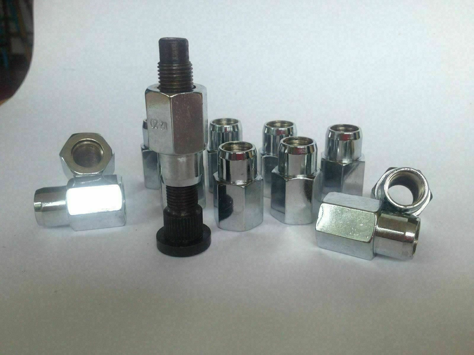 Commodore Open End Convo Pro Wheel Nuts 12mm x 1.5 stud x 1/2" 10pcs eBay