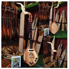 Mandolin Phin Thai Laos Head Serpent Folk Traditional Musician Electric