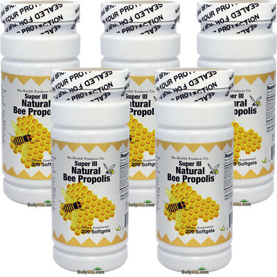 #ad 5x Super Natural Brazil Bee Propolis 200 Softgels $76.00