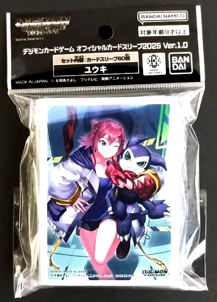Digimon Official Card Protector 2025 Ver. 1.0 Yuuki Japanese 60
