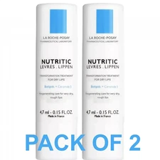La Roche Posay Nutritic Lip Balm Very Dry Lips Transforming Care 4,7ml 2 Pack