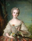 Oil painting Portrait-of-Madame-Louise-de-France-Jean-Marc-Nattier-oil-painting-