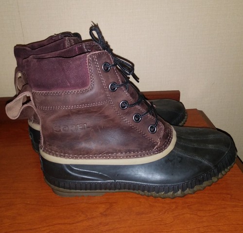 Sorel Boots Leather/Natural Rubber Size 