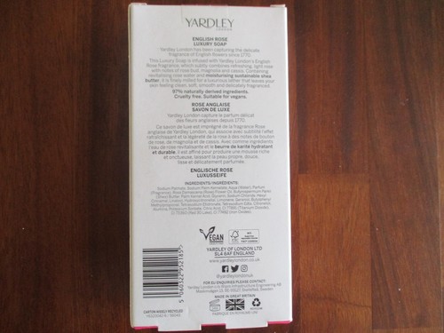 Yardley English Rose Luxury Soap - Picture 2 of 4