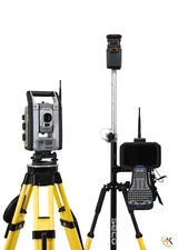 Trimble S7 3" DR+ Robotic Total Station Kit w/ Ranger 5 Data Collector & Access