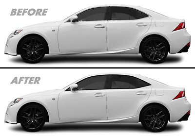 Chrome Delete Blackout Overlay for 2014-20 Lexus IS 300 350 200t Window