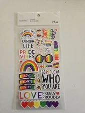 Recollections  PRIDE RAINBOWS 🌈 Scrapbooking Stickers 