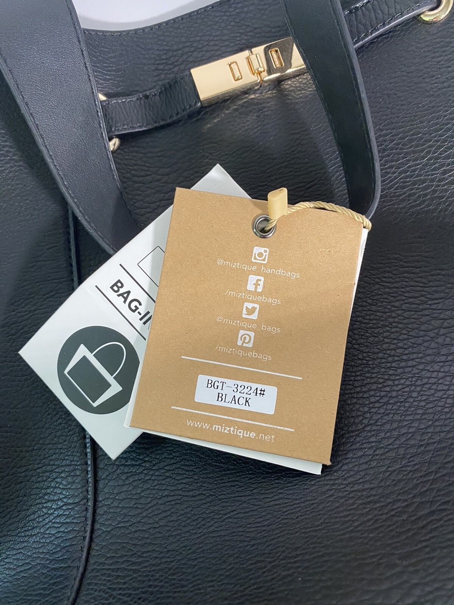 Miztique Bag Convertible Backpack Bag Purse 2in1 Vegan Leather