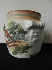 Rare Céramique Basque aux Grotesques * Marine Signée RO CAZALAS * dlg Ciboure