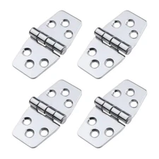 4X Stainless Steel Marine Boat Hinges 3" *1.5" Strap Hinges Heavy Duty