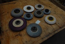 1 lot of 9 grinding wheel hubs, Inv. 46752