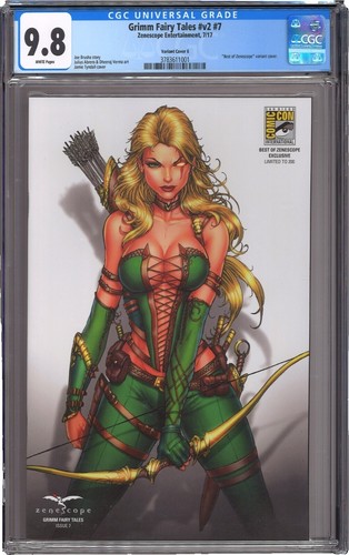 fairy tale  GRIMM FAIRY TALES #82 CGC 9.8 LONDON SUPER CON variant LTD 500