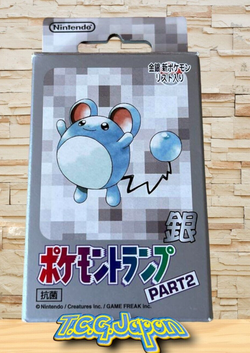Pokemon Playing Cards Poker Deck Silver Part2 Marill 2000 Nintendo