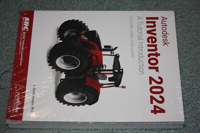 Autodesk Inventor 2024 software CAD engineering graphic design instruction book