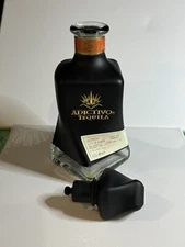 Adictivo Anjeo Tequila Bottle 750ml EMPTY With Topper Flask - Black