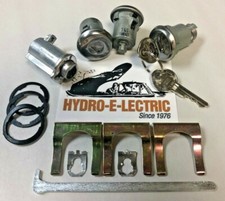 Door Trunk Lock Set Keyless Glove Box Latch For 1966-1967 Gtotempestlemans