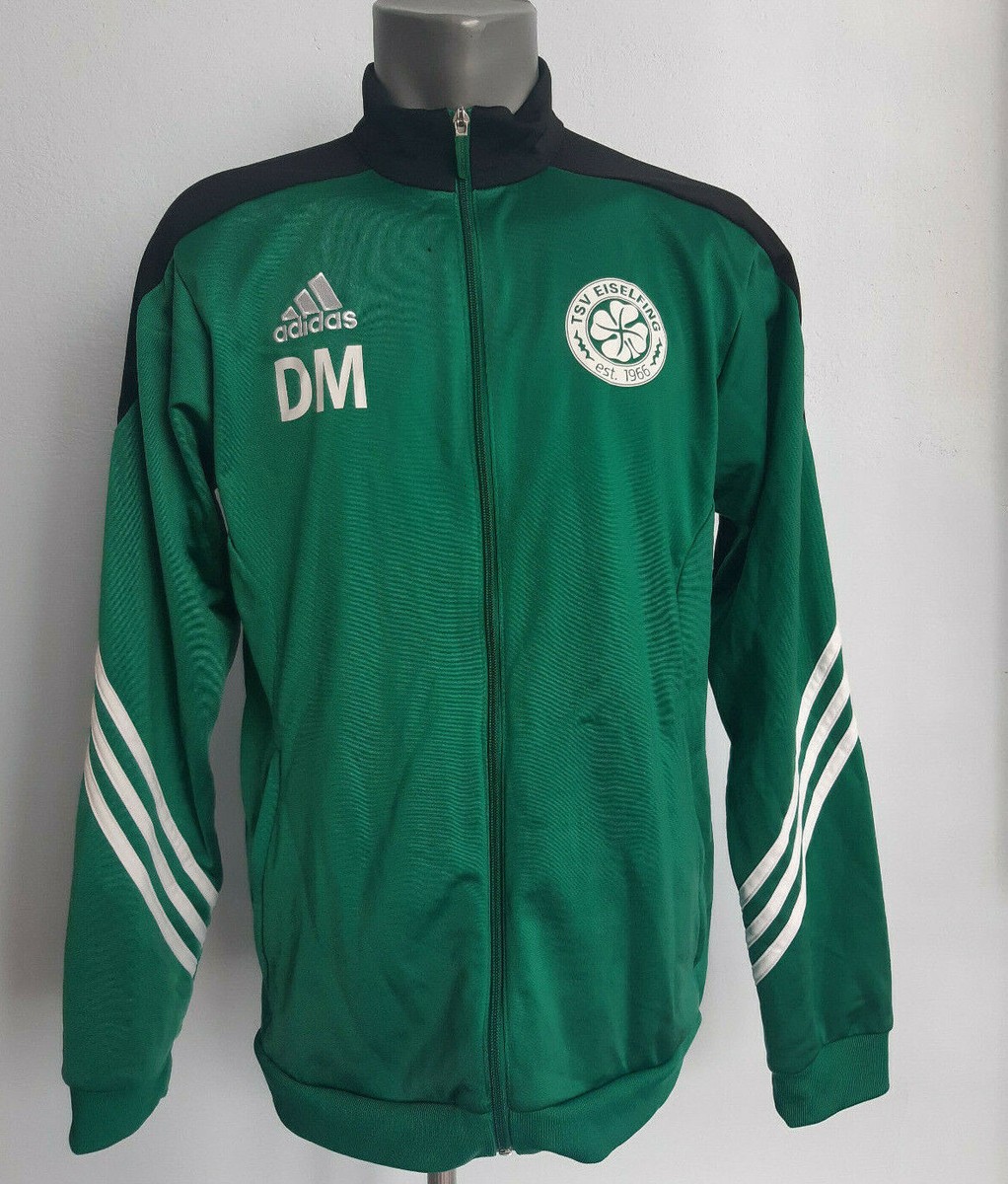 TSV Eiselfing Adidas Track Jacket Green Size M Full Zip Germany