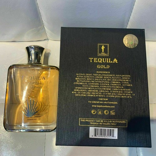 TEQUILA GOLD POUR HOMME Eau De Parfum 3.3 Fl.oz 100ml Spray BRAND NEW